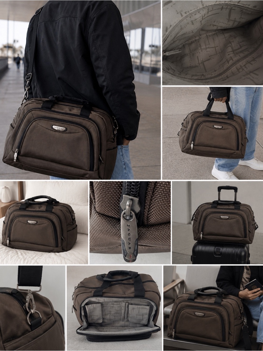 Jaguar Travel Duffle Bag Carry-On Overnight Weekender